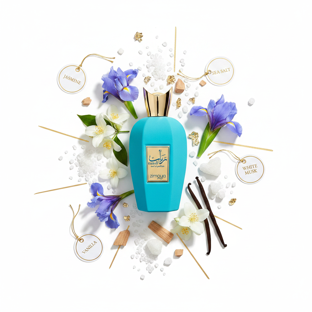 Zimaya Rabab Blue fondo blanco ingredientes