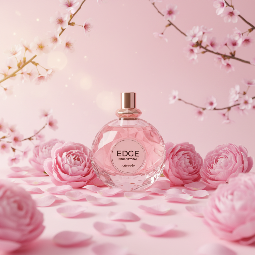Mirada Edge Pink Crystal lifestyle floral