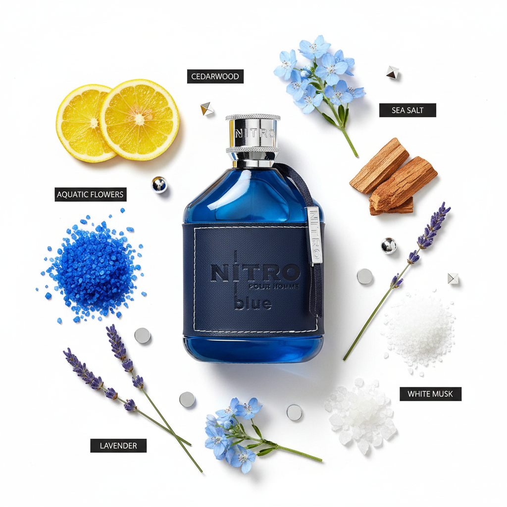 Dumont Nitro Blue fondo blanco ingredientes