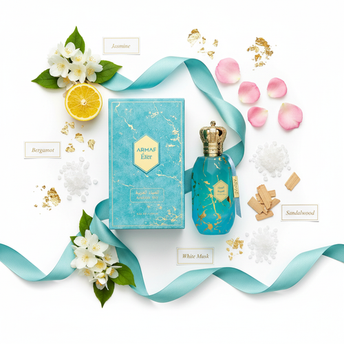 Armaf Eter Arabian Sky fondo blanco ingredientes