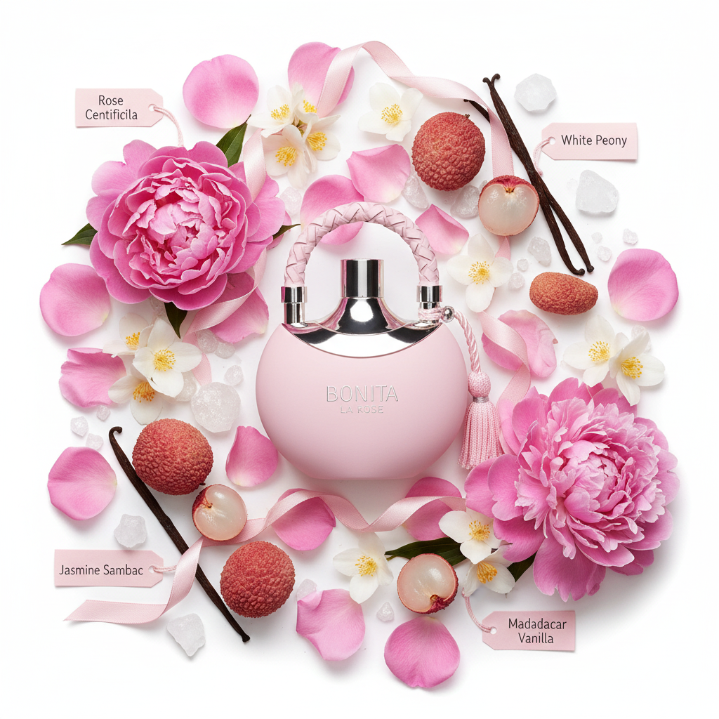 Le Falcone Bonita La Rose fondo blanco ingredientes