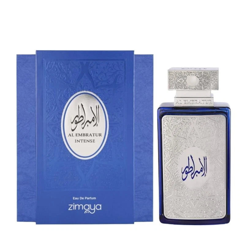 Zimaya Al Embratur Intense EDP 100ml - Frasco y caja