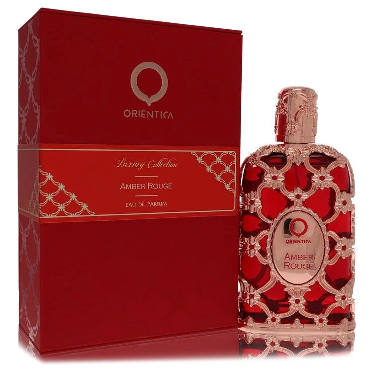 Orientica Amber Rouge EDP 150ml - Frasco y caja