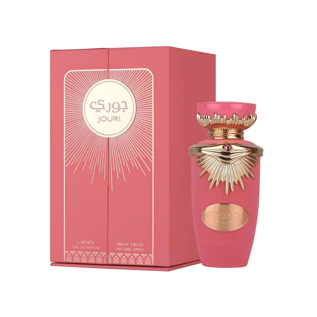 Lattafa Jouri Women EDP 100ml - Frasco y caja