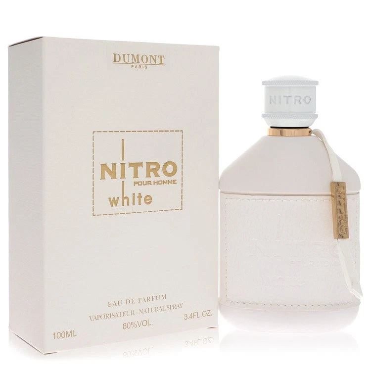 Dumont Nitro White Pour Homme EDP 100ml - Frasco y caja