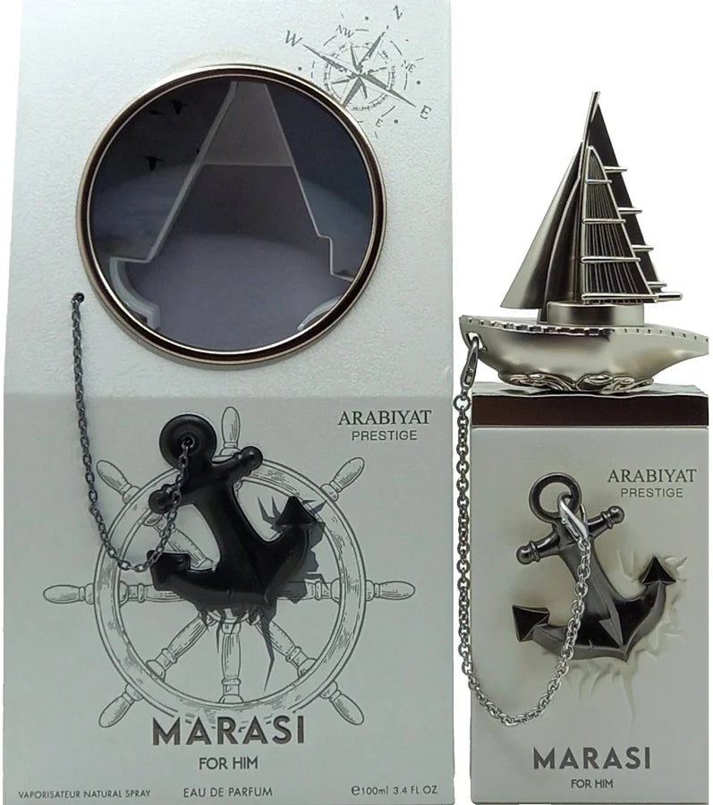 Arabiyat Prestige Marasi For Him EDP 100ml - Frasco y caja